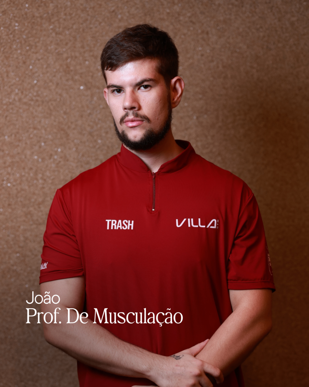 João, professor de musculação da Villa Gym