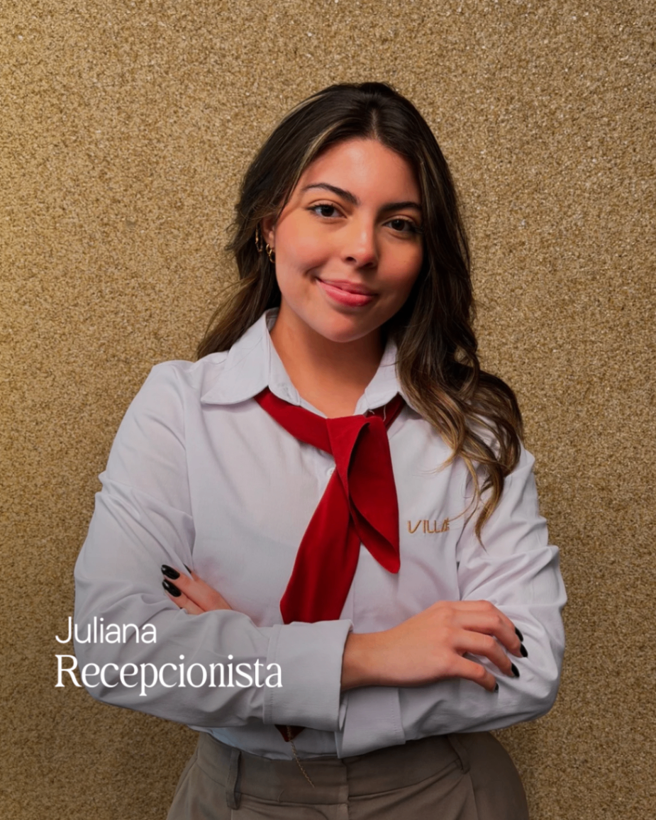Juliana, recepcionista da Villa Gym