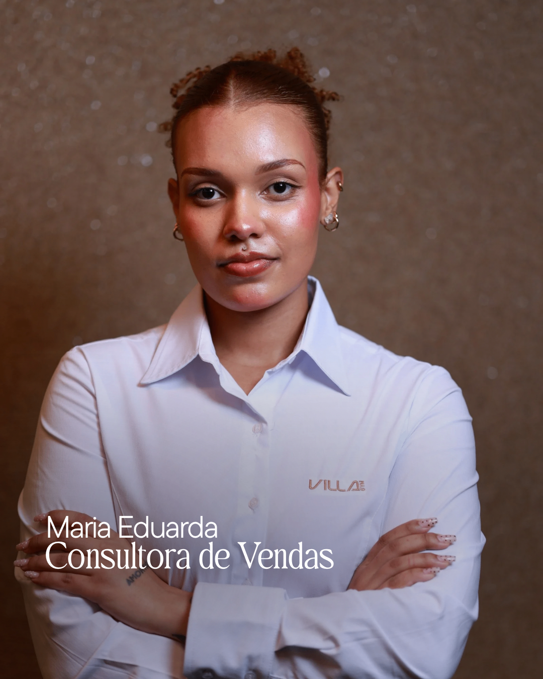 Maria Eduarda, consultora de vendas da Villa Gym