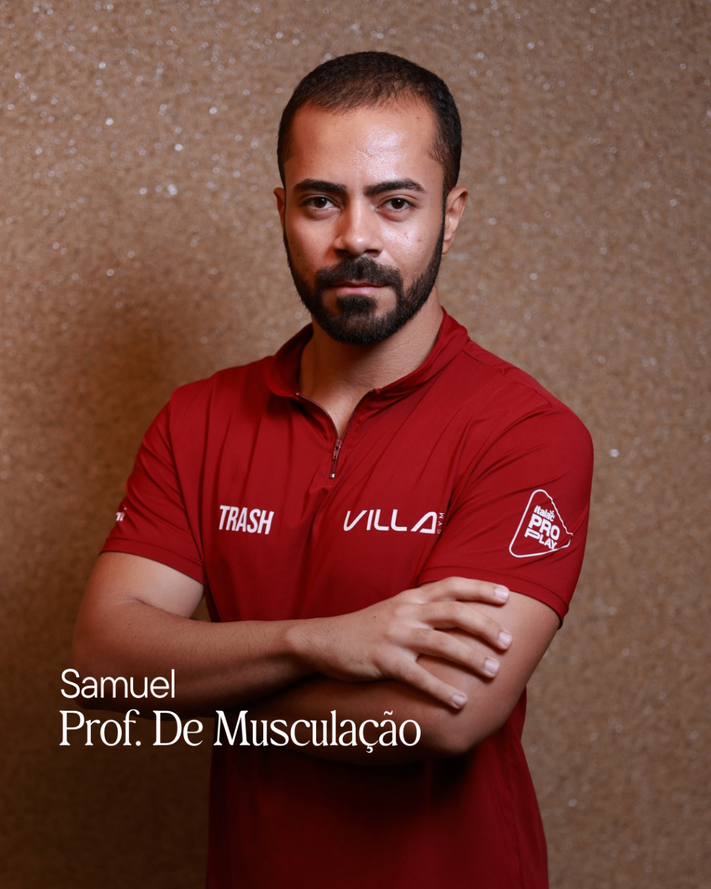 Samuel, professor de musculação da Villa Gym